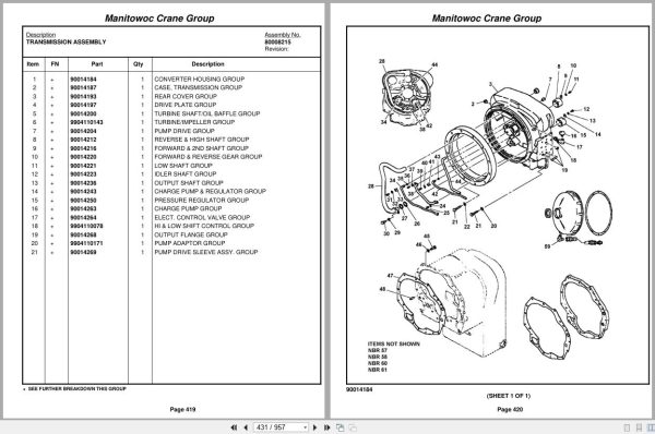 Grove Crane RT890E3 230724 Parts Manual 2009 (2)