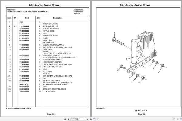 Grove Crane RT890E3 230731 Parts Manual 2009 (2)