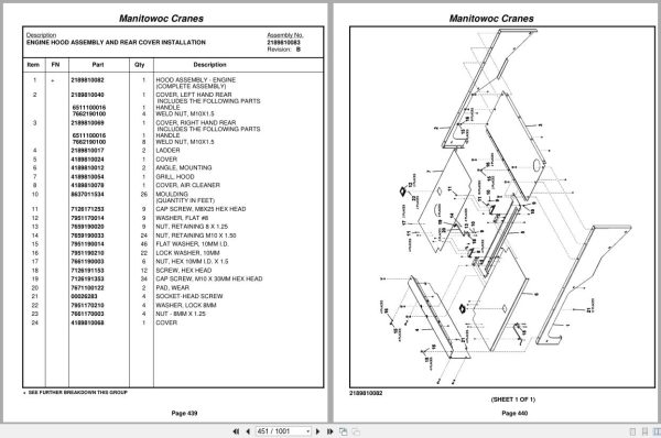 Grove Crane RT890E3 230771 Parts Manual 2009 (2)