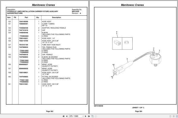 Grove Crane RT890E3 230871 Parts Manual 2009 (2)