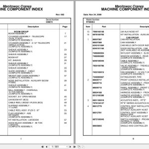 Grove Crane RT890E3 230872 Parts Manual 2009 (1)