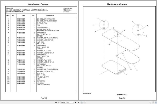 Grove Crane RT890E3 231028 Parts Manual 2010 (2)