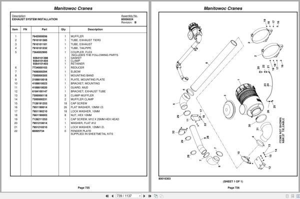 Grove Crane RT890E3 231042 Parts Manual 2010 (2)