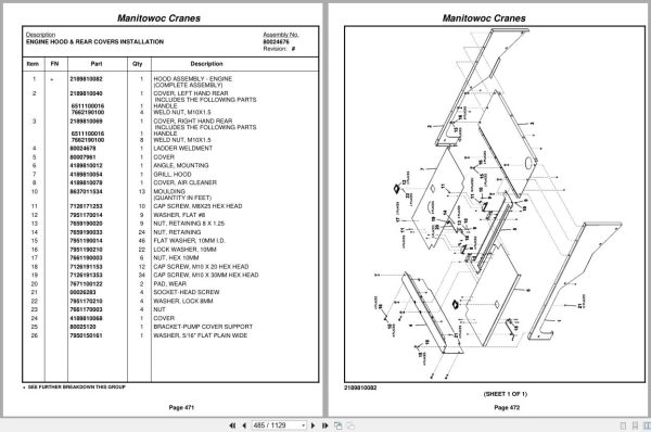 Grove Crane RT890E3 231234 Parts Manual 2010 (2)
