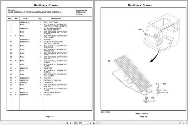 Grove Crane RT890E3 231298 Parts Manual 2019 (2)