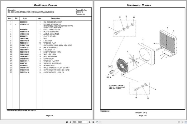 Grove Crane RT890E3 231442 Parts Manual 2019 (2)