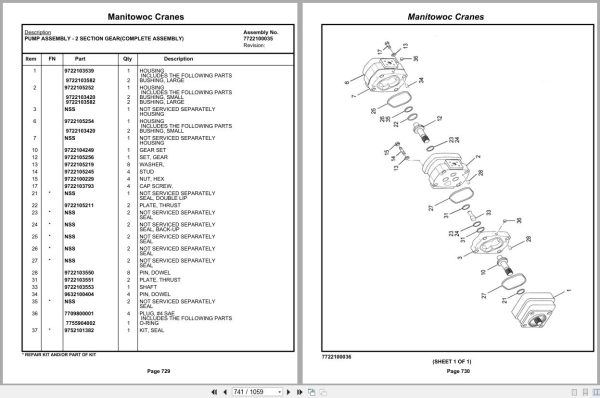 Grove Crane RT9000E 222950 Parts Manual 2019 (2)