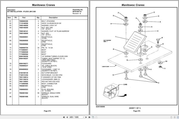 Grove Crane RT9000E 224439 Parts Manual 2019 (2)