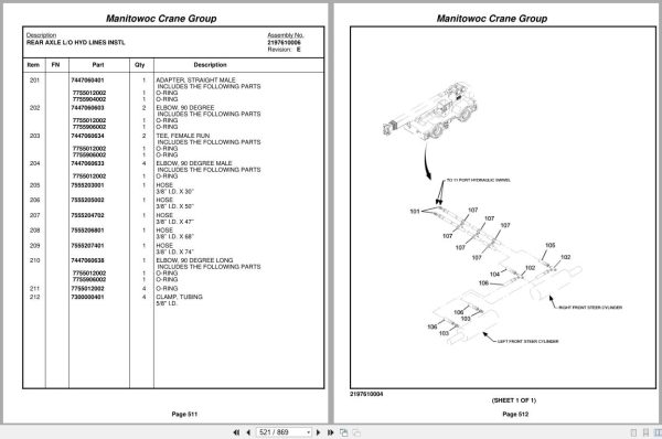 Grove Crane RT9000E 225127 Parts Manual 2006 (2)