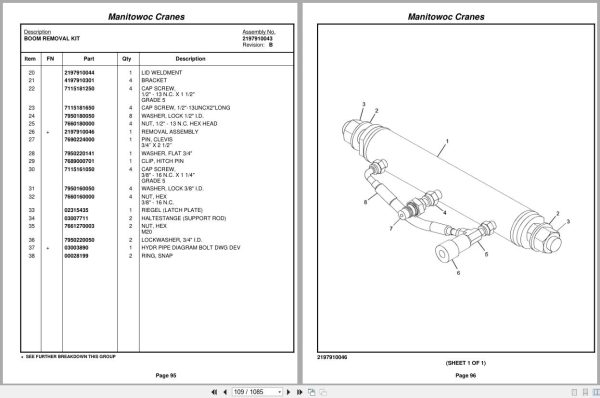 Grove Crane RT9000E 225613 Parts Manual 2009 (2)