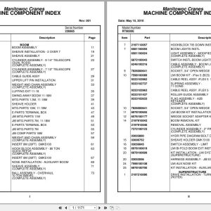 Grove Crane RT9000E 226985 Parts Manual 2010 (1)