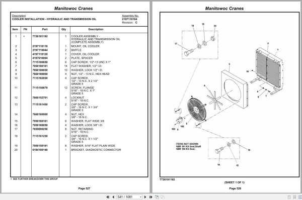 Grove Crane RT9000E 227168 Parts Manual 2012 (2)