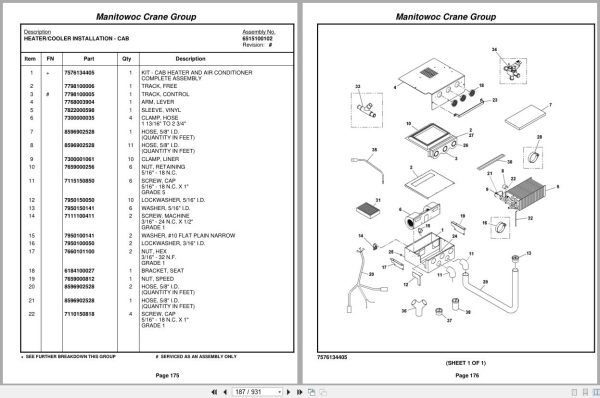 Grove Crane RT9000E 227747 Parts Manual 2007 (2)