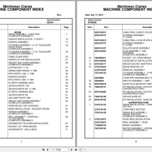 Grove Crane RT9000E 228161 Parts Manual 2012 (1)