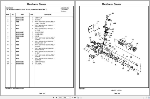 Grove Crane RT9000E 228883 Parts Manual 2016 (2)