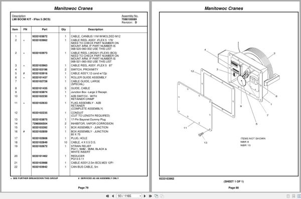 Grove Crane RT9000E 229280 Parts Manual 2011 (2)