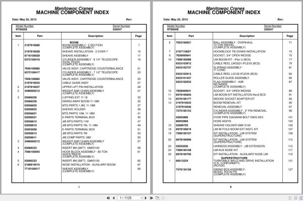 Grove Crane RT9000E 229547 Parts Manual 2015 (1)