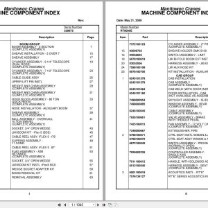 Grove Crane RT9000E 229875 Parts Manual 2009 (1)