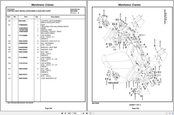 Grove Crane RT9000E 230020 Parts Manual 2017 (2)