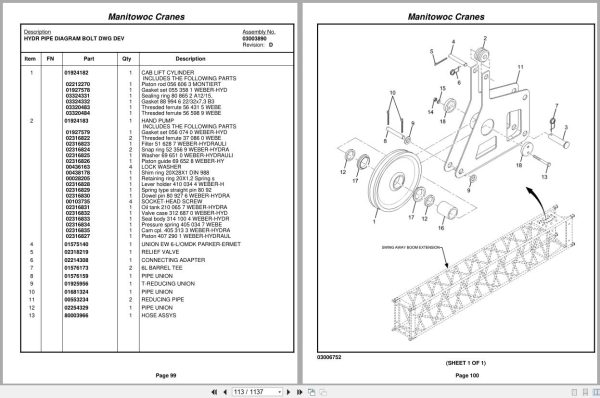 Grove Crane RT9000E 230468 Parts Manual 2010 (2)
