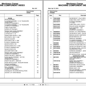 Grove Crane RT9000E 230469 Parts Manual 2010 (1)