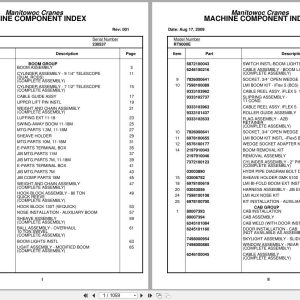Grove Crane RT9000E 230537 Parts Manual 2009 (1)