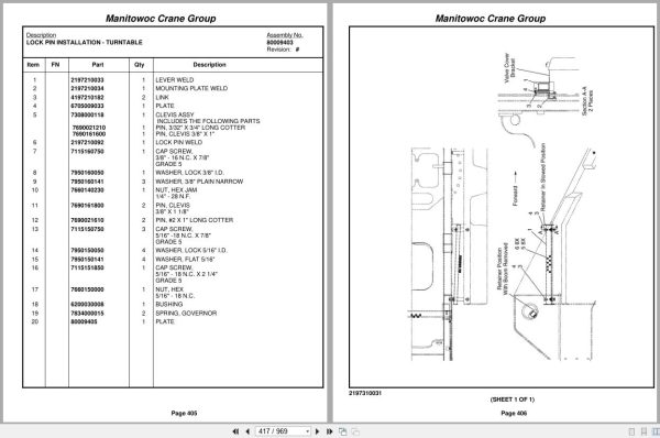 Grove Crane RT9000E 230734 Parts Manual 2009 (2)