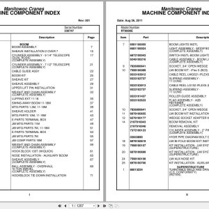 Grove Crane RT9000E 230747 Parts Manual 2011 (1)