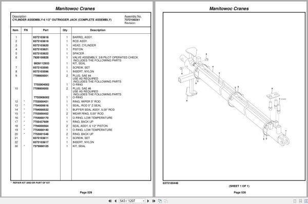 Grove Crane RT9000E 230747 Parts Manual 2011 (2)