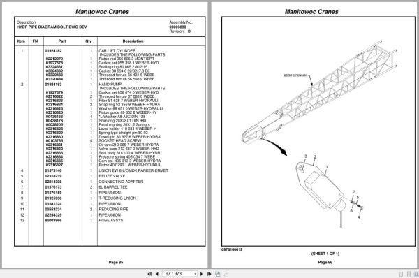 Grove Crane RT9000E 230778 Parts Manual 2009 (2)