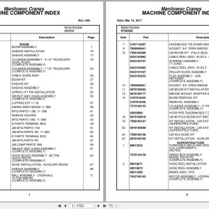 Grove Crane RT9000E 231519 Parts Manual 2011 (1)