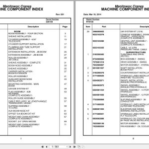 Grove Crane RT9100 220159 Parts Manual 2014 (1)