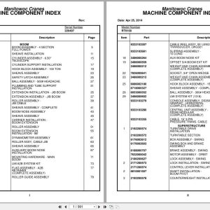 Grove Crane RT9100 220497 Parts Manual 2014 (1)