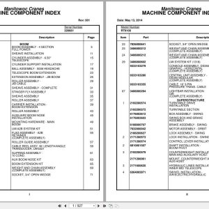 Grove Crane RT9100 220661 Parts Manual 2014 (1)