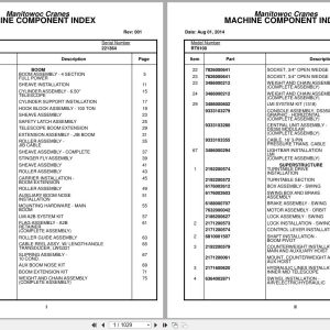 Grove Crane RT9100 221364 Parts Manual 2014 (1)