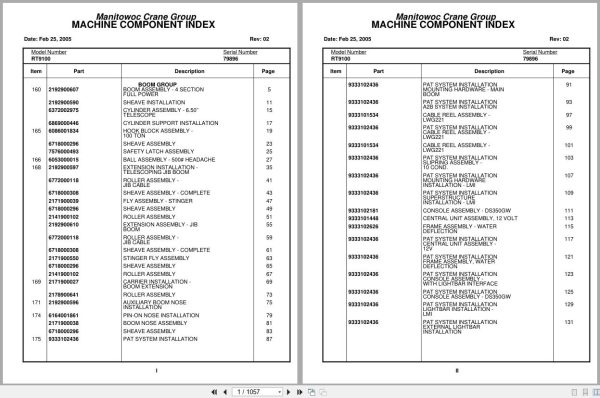 Grove Crane RT9100 79896 Parts Manual 2005 (1)