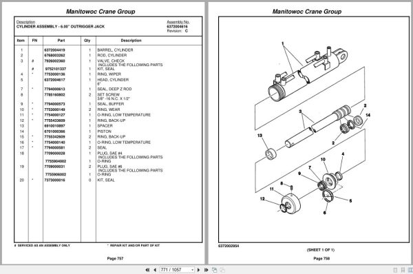 Grove Crane RT9100 79896 Parts Manual 2005 (2)