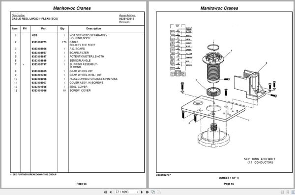 Grove Crane RT9130E 223234 Parts Manual 2015 (2)