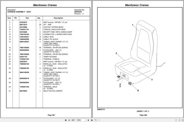Grove Crane RT9150E 230884 Parts Manual 2012 (2)