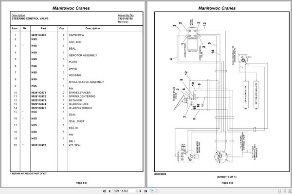 Grove Crane RT9150E 232976 Parts Manual 2012 (2)