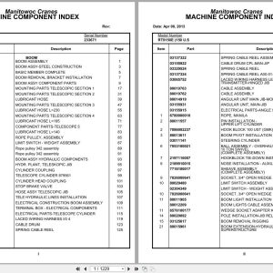 Grove Crane RT9150E 233671 Parts Manual 2013 (1)
