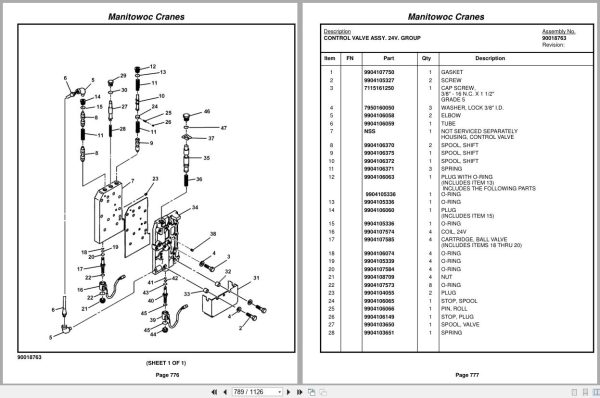 Grove Crane RT9150E 235656 Parts Manual 2016 (2)