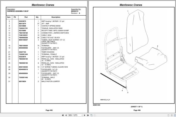 Grove Crane RT9150E 235833 Parts Manual 2017 (2)