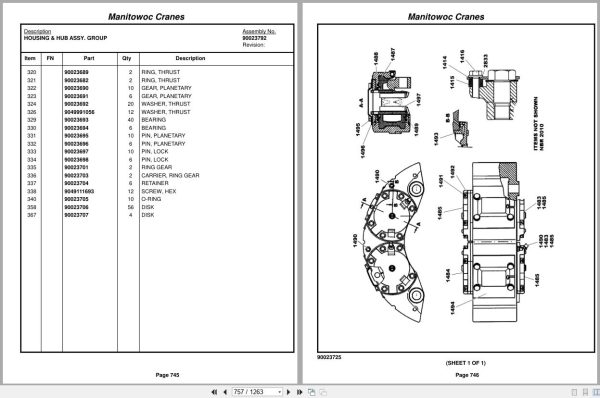 Grove Crane RT9150E Parts Manual 236209 2018 (2)