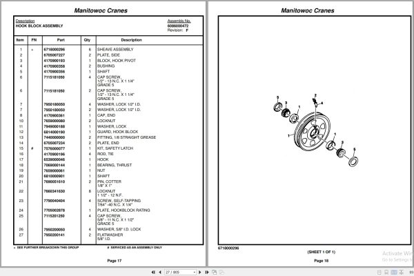 Grove Crane RT980 43197 Parts Manual 2017 (2)