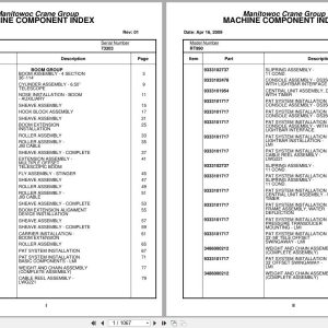 Grove Crane RT990 73303 Parts Manual 2009 (1)