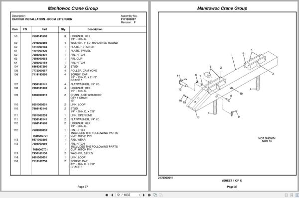 Grove Crane RT990 74604 Parts Manual 2007 (2)
