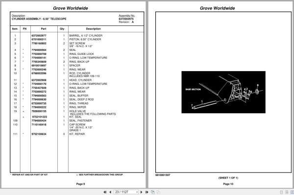 Grove Crane RT990 76216 Parts Manual 2003 (2)
