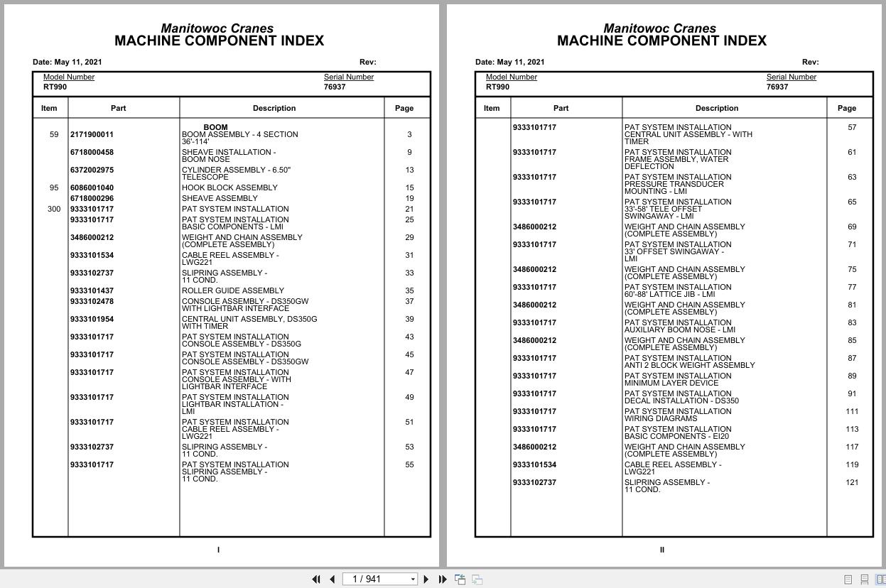 Grove Crane RT990 76937 Parts Manual 2021 (1)
