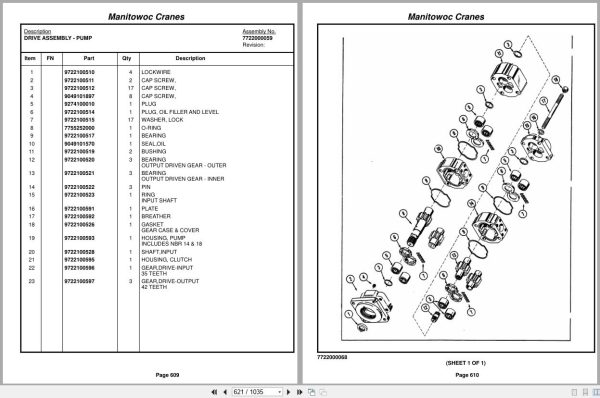 Grove Crane TM1150 51583 Parts Manual (2)